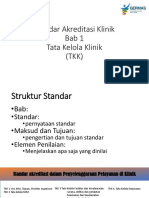 Standar Akreditasi Klinik - Bab 1 TKK