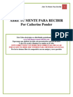 Abre Tu Mente para Recibir Por Catherine Ponder