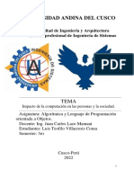 Trabajo de Investigacion Formativa Algoritmica