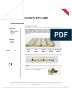 NWP Rockwool Filled Roof Panel TDS