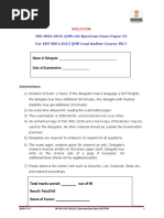 09 SOLUTION - Specimen Exam Paper - ISO 9001-QMS LATC V 1.0