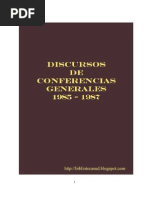 Discursos de Conferencias Generales 1985 - 1987