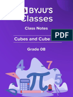 Cubes and Cube Roots - Notes