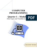 JAVA10 Q1 Module5