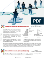 Ce162p Module 3 Lecture 1 Retaining Walls