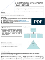 3° MEDIO Servicio de Comedores CLASE 8