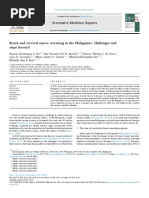 Breast and Cervical Cancer Screening in The Philippines Challenges and Steps Forward