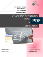 CUADERNO DE TRABAJO INGLÈS 1o