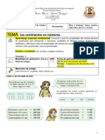 Planeación Semana Uno Matemáticas