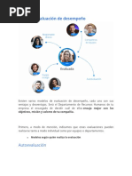 Tipos de Evaluación de Desempeño