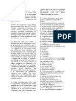 Química Da Digestão: 1 - O Texto Afirma Que o Nosso Corpo