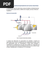 Consumo de Vapor de Equipamentos de Plantas Industriais