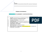 Modelo TDR - Siaf RP - Especialista Planeamiento y Gestion Estrategica