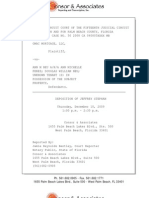 GMAC Jeffrey Stevens Deposition - 10,000 Affidavits Per Month - Signs For MERS