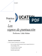 Ejercicios de Evaluación Los Signos de Puntuacion