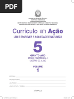 Curriculo em Ação - Ler e Escrever - Ciências H e Da N