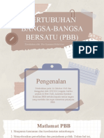 SLIDE Pertubuhan Bangsa Bangsa Bersatu PBB