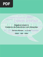 Caderno de Exercicios - Algebra Linear A - Solucoes