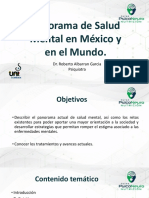 1.1 Panorama de Salud Mental en Mexico y en El Mundo