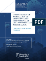 Instrumentos de La Agregación de Demanda Como Herramienta de Gestión Orientada A Resultados