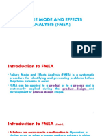 Failure Mode and Effects Analysis (Fmea)