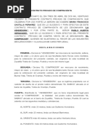 Contrato Privado de Compraventa Pablo Huerta