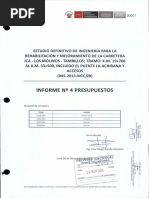 Volumen 06 Presupuesto Obra y Analisis Precios Unitarios