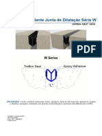 Ficha Técnica Junta de Dilatação Serie W