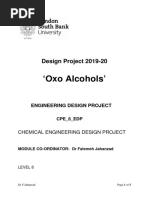 Design Project 2019-20-Oxo Alcohols