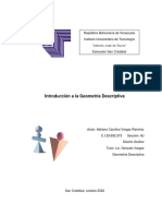 Introducción A La Geometría Descriptiva