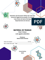 Material Julio Agosta y Setiembre - Octavo - Ciencias