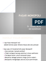 05 Teori Harga Pasar Monopoli