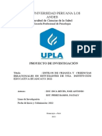 Proyecto de Tesis Agosto - 2022 PDF