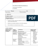 Planificación Curso 2022