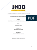 Análisis de Caso 2 Diseño y Administración de Bases de Datos Andrés Marín