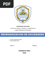 Reorganizacion de Sociedades