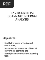 c3 l4. Environmental Scanning Internal Analysis