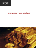 Leyde Mineral y Valor Econmico