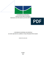 A GEOGRAFIA ELEITORAL DAS MILÍCIAS Um Estudo Exploratório Dos Candidatos À Câmara Municipal Do Rio de Janeiro