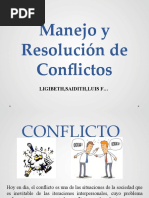 Manejo y Resolución de Conflictos