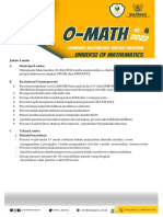 Juknis Olimpiade Matematika - OMATH 2022