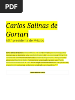 Carlos Salinas de Gortari - Wikipedia, La Enciclopedia Libre