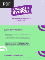 Propuesta Unidos X Evopoli