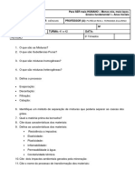 Revisão de Ciências - 05.10