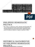 Philippine Democratic Politics