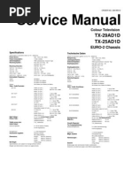 Service Manual: TX-29AD1D TX-25AD1D