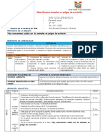 Sesión de Aprendizaje Personal Animales en Peligro