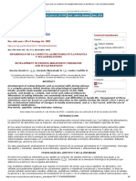 Cap 1 - DESARROLLO DE LA CONDUCTA ALIMENTARIA EN LA INFANCIA Y SUS ALTERACIONES