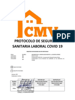 Protocolo de Seguridad Sanitaria Laboral Covid 19 CMV Spa 2021