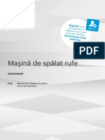 Manual Masina de Spalat Rufe Bosch ClasaA